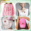 38Pcs 2 Sets 2 Styles Strawberry & Cherry Polyester Embroidered Cloth Patch PATC-WR0001-32-5