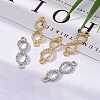 Mixed Lead Free Alloy Grade A Rhinestone Infinity Links connectors X-RB-C1510-LF-6