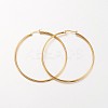Ion Plating(IP) 304 Stainless Steel Hoop Earrings EJEW-N0016-11G-I-1