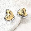 304 Stainless Steel Stud Earrings EJEW-D308-04B-PG-4