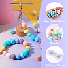 DIY Silicone Beaded Stretch Bracelets Making Kits DIY-TA0010-15-5