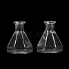 Transparent Glass Beads Containers GLAA-G123-03-2