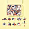 60Pcs 15 Styles Independence Day Alloy Enamel Pandants FIND-FS0004-41-8