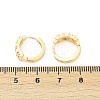 Brass Clear Cubic Zirconia Hoop Earrings EJEW-Q016-05G-2