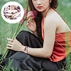 Cow Print Imitation Leather Teardrop Pendant Necklace & Dangle Earrings & Multi-Strand Bracelet JX529J-5
