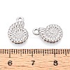 304 Stainless Steel Conch Shaped Charms STAS-T067-54P-3