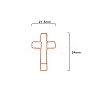 100Pcs Metal Paper Clips PW-WG33548-02-1