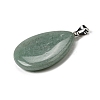 Natural Green Aventurine Pendants G-F820-14P-13-2