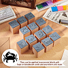 Wooden Stamps with Rubber DIY-WH0002-65H-4