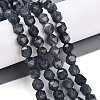 Dyed Natural White Jade Beads Strands G-T139-8mm-46B-1
