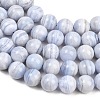 Natural Blue Lace Agate Beads Strands G-D106-A01-14mm-AB-4
