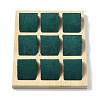 9-Slot Rectangle Wood Earring Display Stands LS-EDIS-R027-04F-1