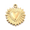 Ion Plating(IP) 304 Stainless Steel Pendants X-STAS-P379-18A-G-1