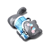 Baking Paint Zinc Alloy Pendants FIND-I070-01B-2