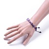 Adjustable Nylon Cord Braided Bead Bracelets BJEW-JB04602-01-4