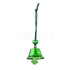 Iron Christmas Bell Pendant Decoration HJEW-JM02162-4