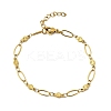 304 Stainless Steel Link Bracelets BJEW-A044-03A-G-4