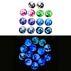 Fluorescent Glass Cabochons GGLA-T004-13-3