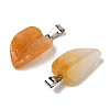 Natural Topaz Jade Pendants G-B127-01P-06-3