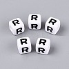 Opaque Acrylic Beads SACR-N020-04A-R-1