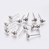 Non-Tarnish 201 Stainless Steel Stud Earring Findings LS-STAS-P196-05-1
