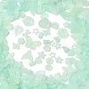 Frosted Transparent Acrylic Beads OACR-U006-03C-1