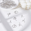 40Pcs 4 Styles Tibetan Style Alloy Pendants FIND-LP0006-51-1
