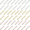 SUPERFINDING 40pcs 2 Color  Brass Tube Beads KK-FH0003-26-1