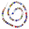 3 Strands Handmade Millefiori Glass Round Bead Strands LAMP-LT0001-16B-6