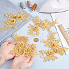 Polyester Embroidery Sew on Appliques PATC-WH0008-102A-3