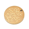 304 Stainless Steel Charms STAS-H249-15G-2