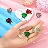 8Pcs 4 Colors Transparent Resin Pendants RESI-YW0003-19-4