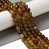 Dyed & Heated Natural Dragon Veins Agate Beads Strands X-G-P539-A01-26-2