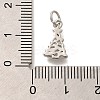 Rack Plating Brass Micro Pave Cubic Zirconia Charms KK-H508-30P-3