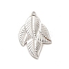 Non-Tarnish 304 Stainless Steel Pendants STAS-F282-17P-2