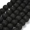 Natural Lava Rock Round Beads Strands G-M169-20mm-03-3