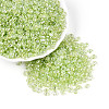 Transparent Colours Luster Glass Seed Beads SEED-N008-09E-1