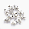 Tibetan Style Alloy Beads TIBEB-R035-AS-LF-1