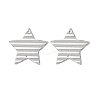 Non-Tarnish 304 Stainless Steel Connector Charms STAS-C066-07P-1