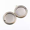 Brass Locket Pendants X-KK-N0116-078AB-3