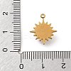 Natural Stone Pendants STAS-D300-02G-06-3