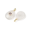 Natural White Moonstone Pendants G-H322-01G-09-2