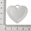 Anti-Tarnish 304 Stainless Steel Pendants STAS-D194-18S-3