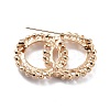 Double Rings Interlocking Circles Imitation Pearl Brooch LS-JEWB-P010-01-2