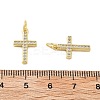 Brass Micro Pave Cubic Zirconia Pendants X1-KK-C092-21B-G-3