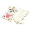 Alloy Enamel Pendants AL-CBA5FAE-05G-B-3