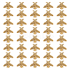 40Pcs Alloy Bees Lapel Pin Backs JEWB-GO0001-21AG-1