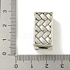 Tibetan Style Alloy European Beads FIND-U015-12AS-03-3