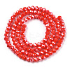 Electroplate Glass Beads Strands EGLA-A044-P6mm-A03-3
