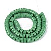 Opaque Solid Color Glass Beads Strands GLAA-N026-4x8mm-12-2